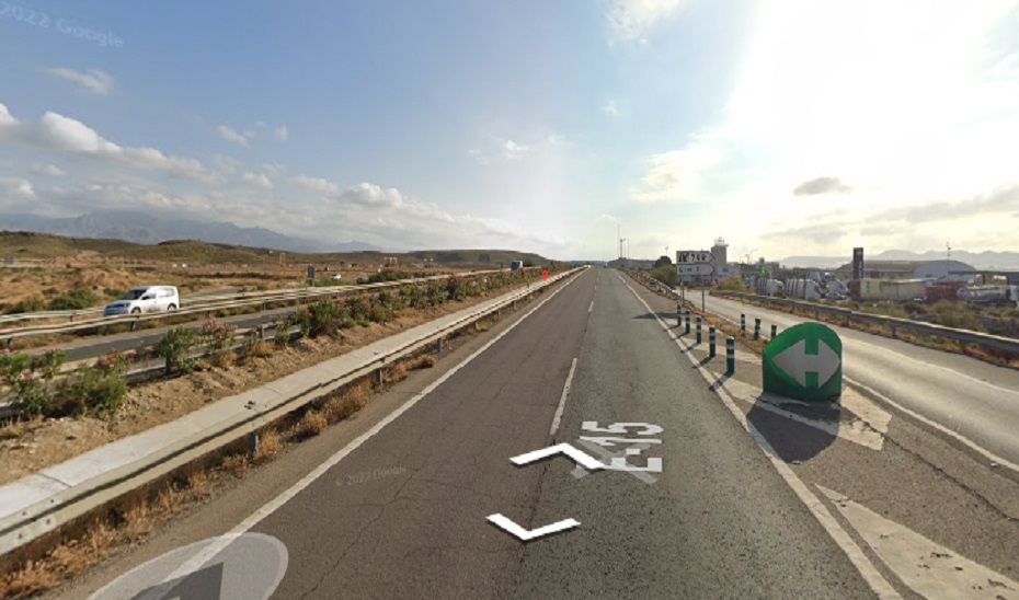 Un fallecido en un accidente de tráfico en la autovía A-7 en Almería