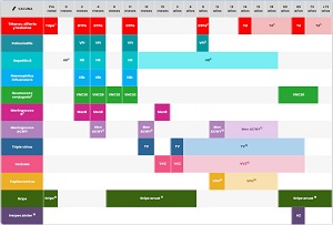 Calendario de vacunación