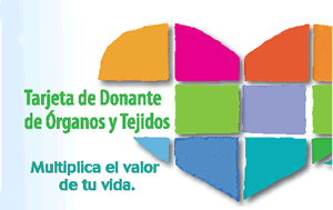 Tarjeta de Donante de Órganos y Tejidos