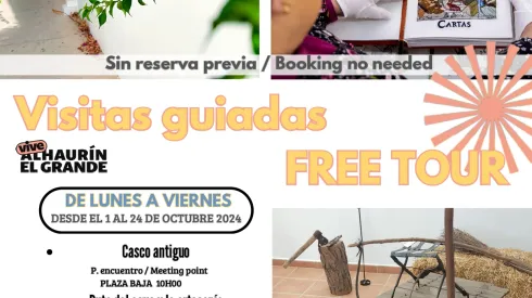 Cultura, costumbre y esencia de Alhaurín el Grande. Visitas guiadas gratuitas.